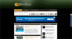 Desktop Screenshot of portal.billardarea.de
